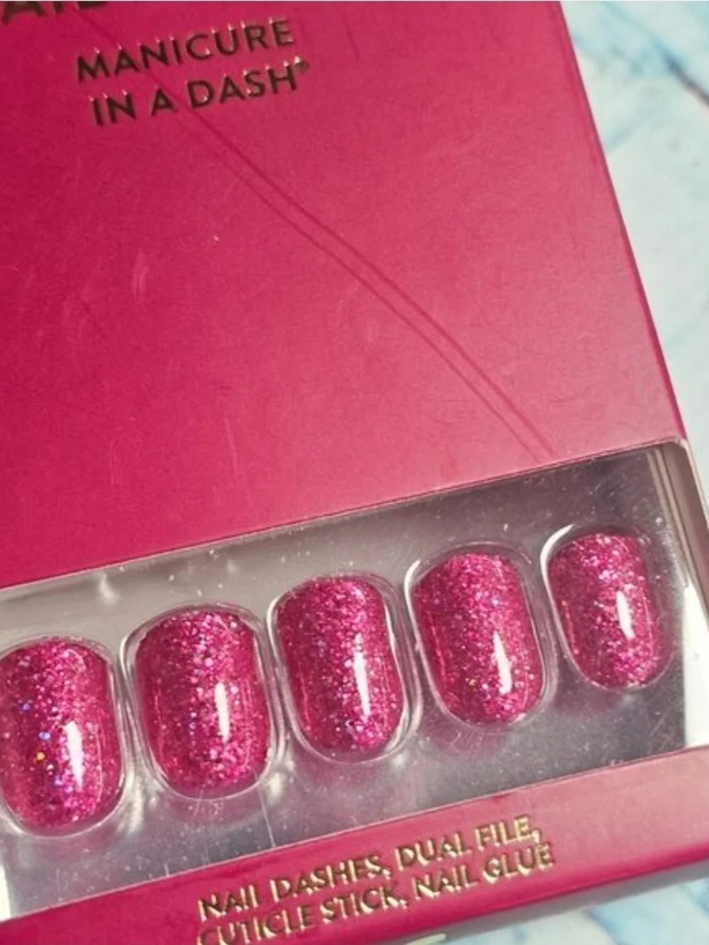 Hot To Trot, Trish Glitter BNIB - Sparkling Fuchsia Pink